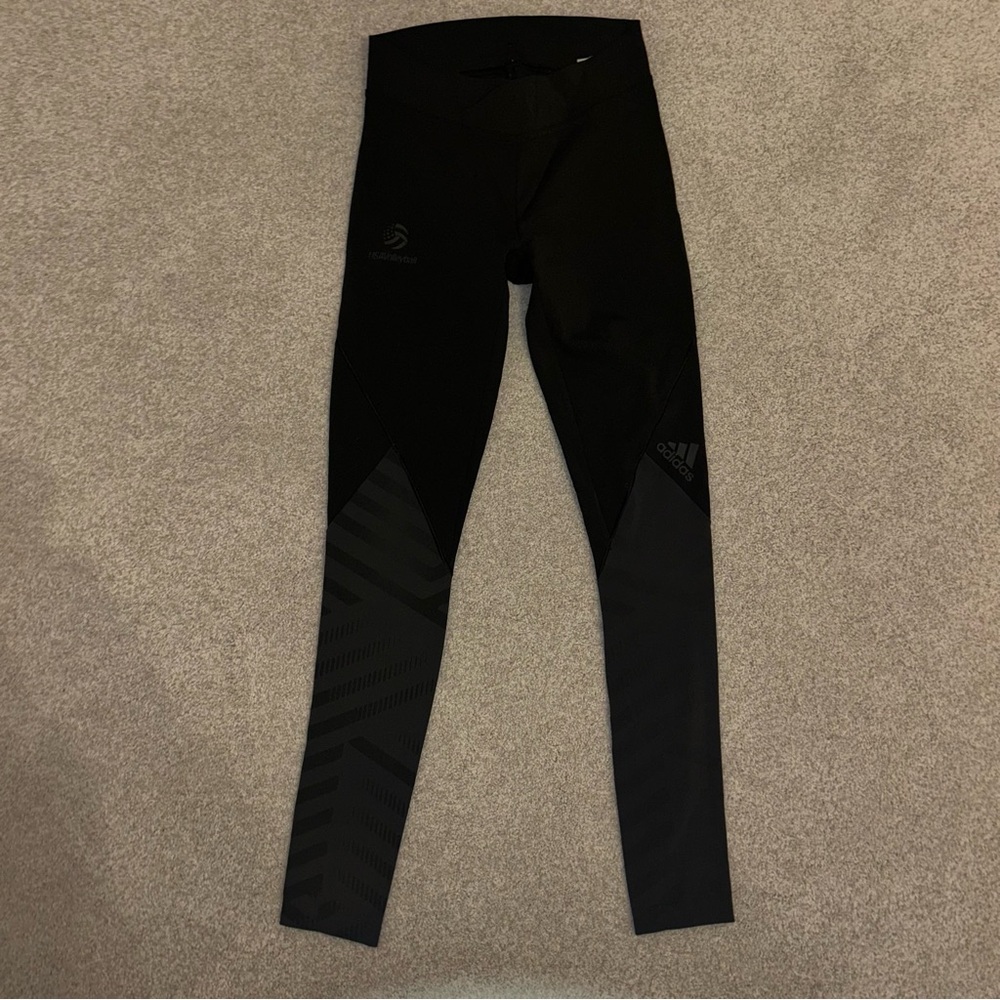 Adidas Black Patterned Leggings